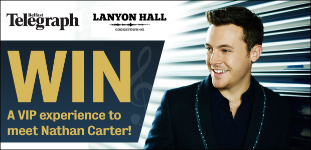 Win a VIP Experience to Meet Nathan Carter Live at Lanyon Hall