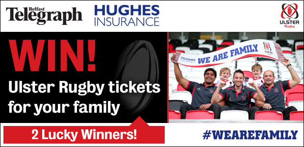 Win Ulster Rugby Tickets for Your Family