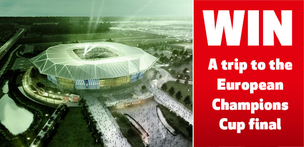 Win a Trip for Two to the European Champions Cup final at the Grand Stade de Lyon