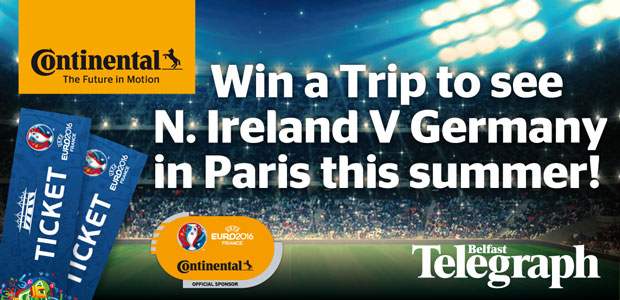 Win a Trip to see N. Ireland V Germany in Paris this summer!