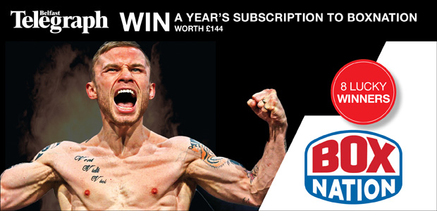 Win a year's subscription to BoxNation